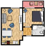 Haus Coordes 04 Апартаменты *